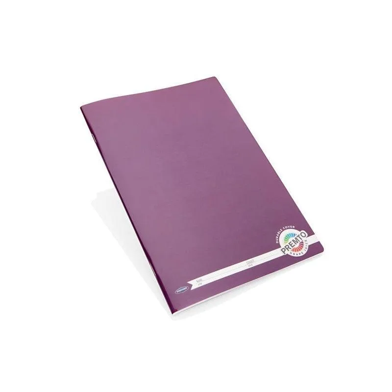 Premto A4 Durable Cover 120 page Manuscript Book - Grape Juice