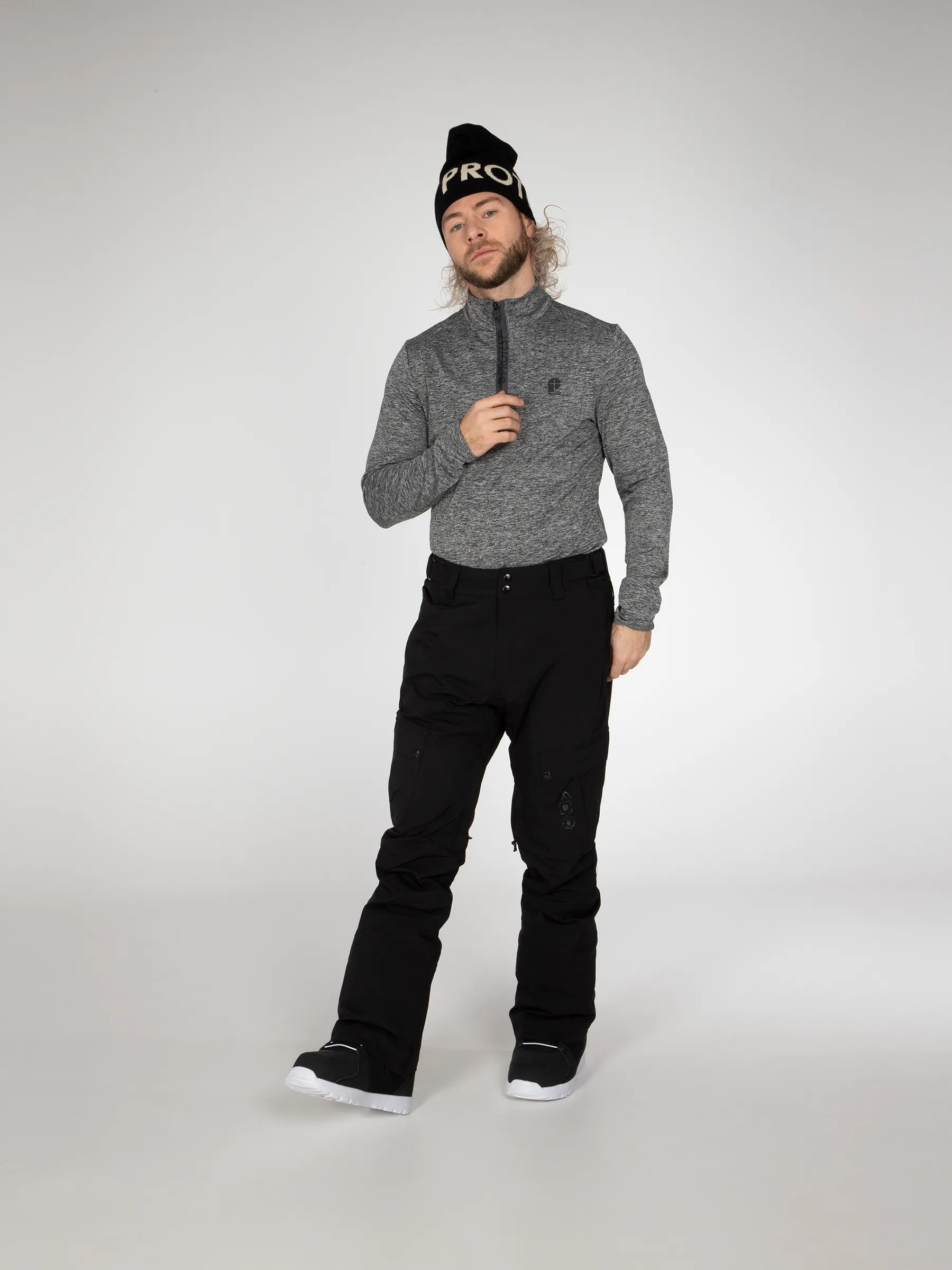 Protest Zucca Pant Mens - True Black