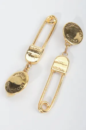 Punk Chic Safety Pin Earrings