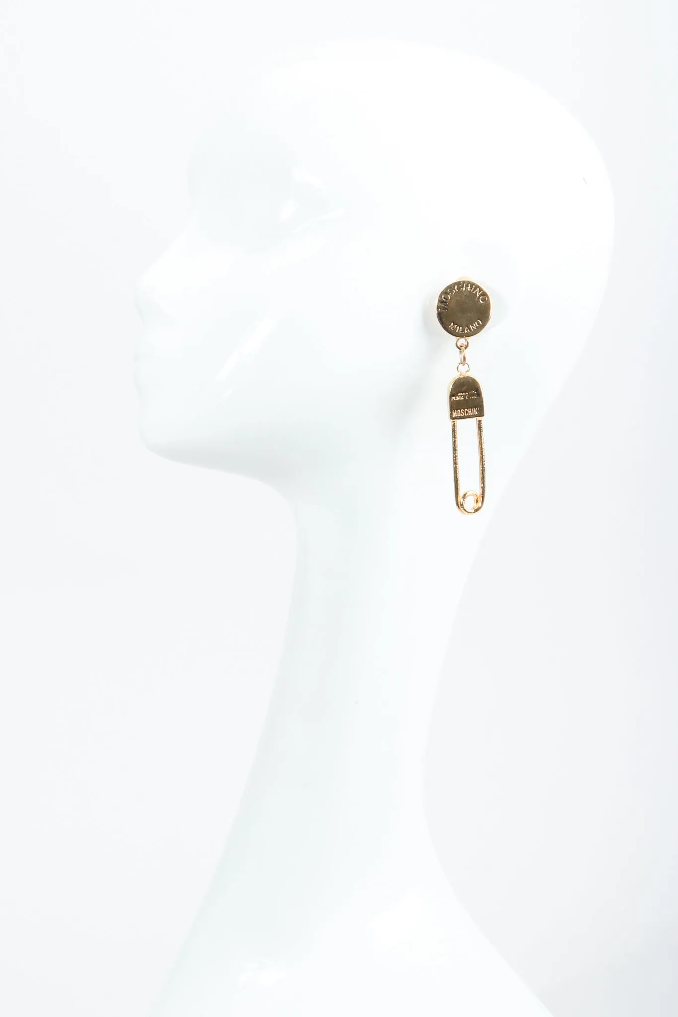 Punk Chic Safety Pin Earrings