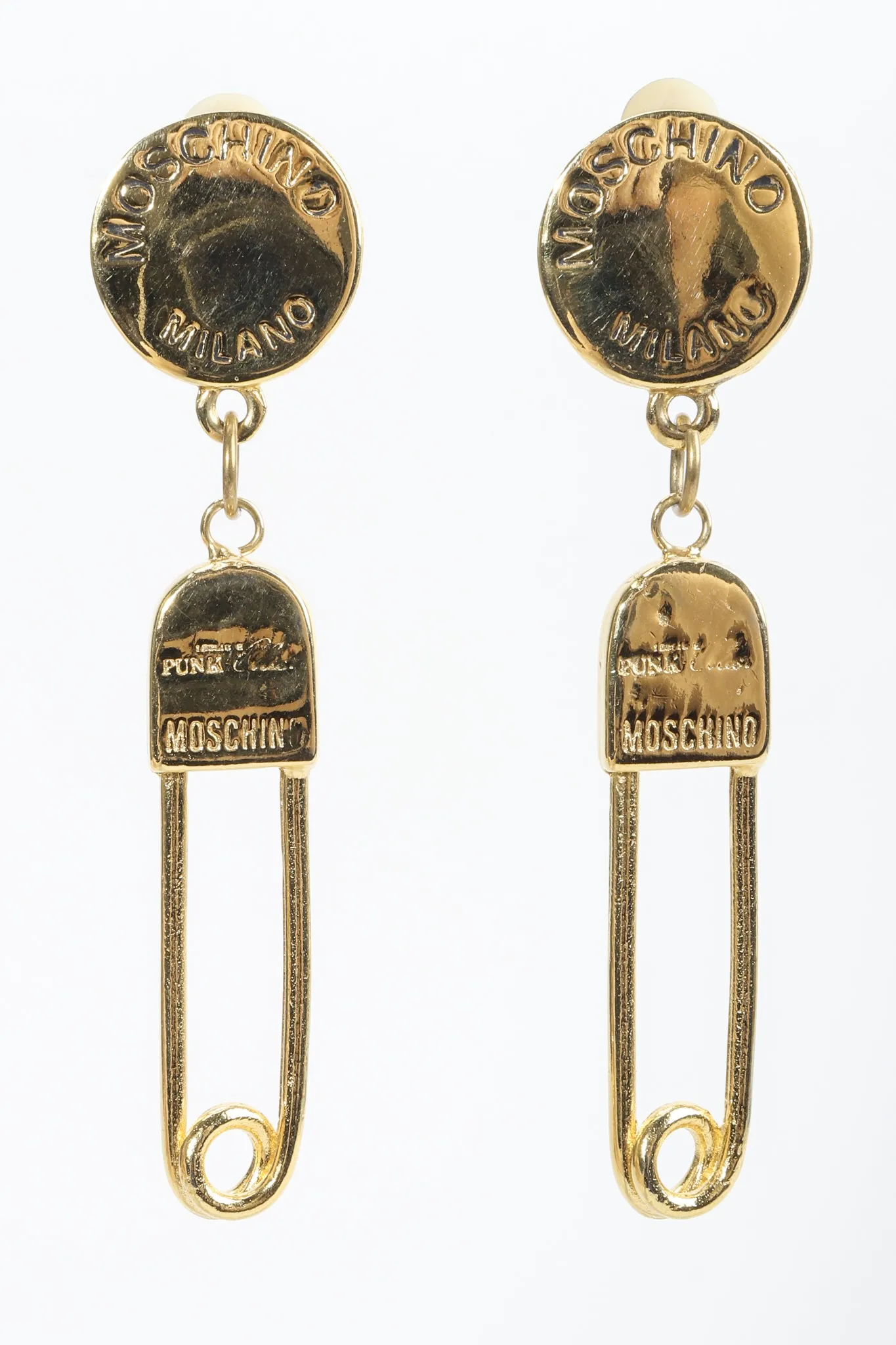 Punk Chic Safety Pin Earrings