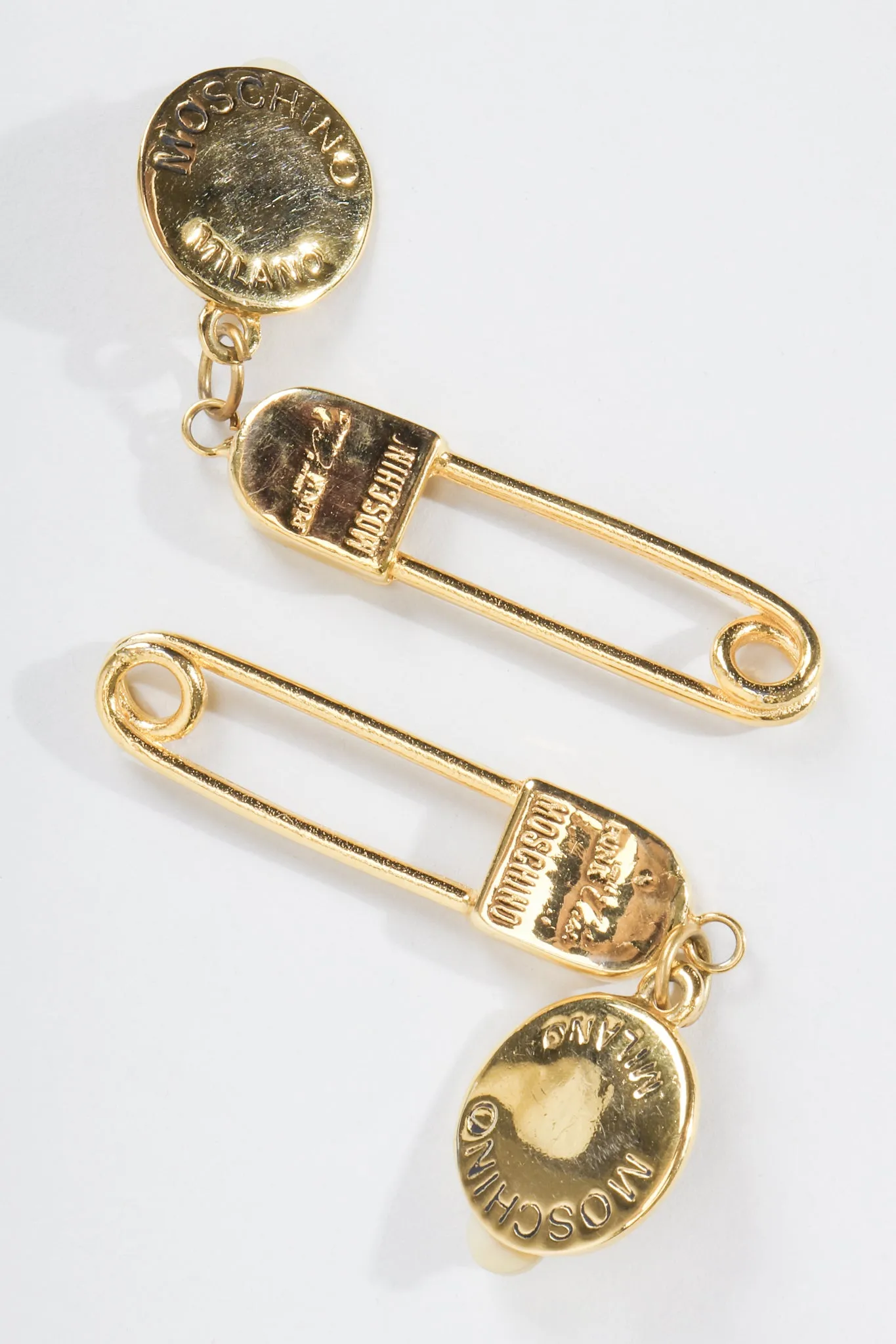 Punk Chic Safety Pin Earrings