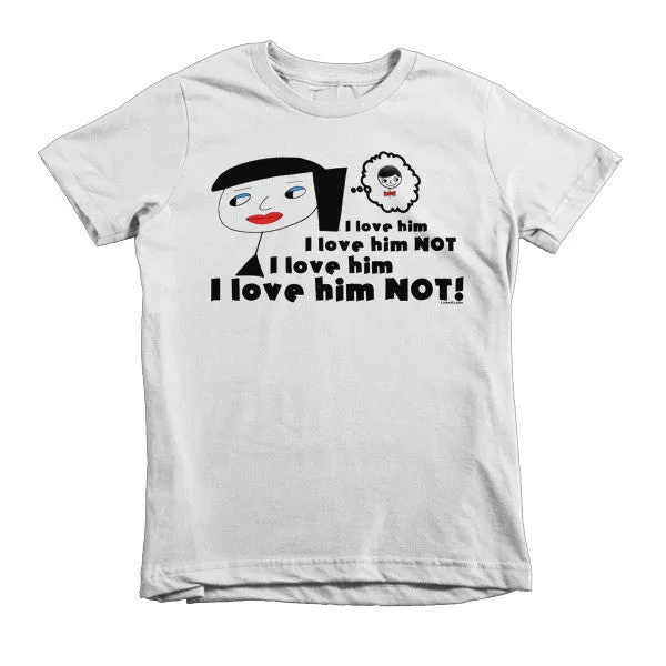 "I Love Him Not" Kids T-Shirt