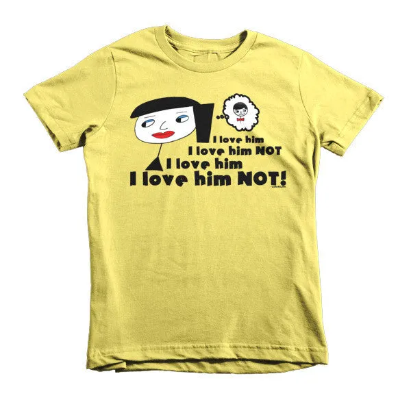 "I Love Him Not" Kids T-Shirt