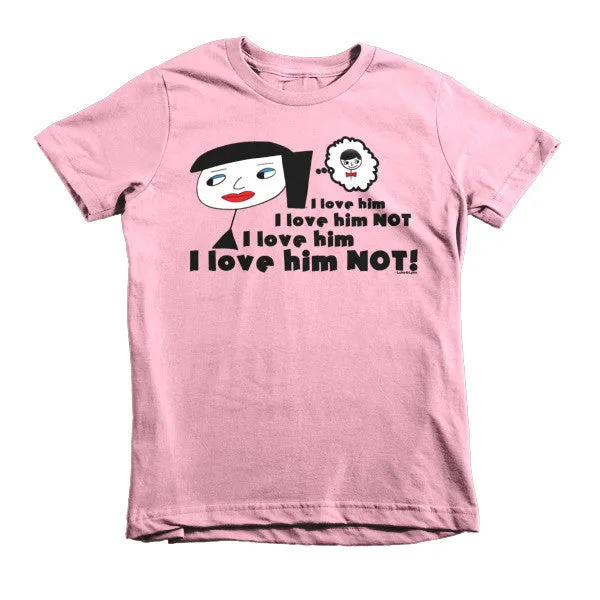 "I Love Him Not" Kids T-Shirt