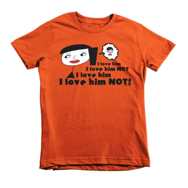 "I Love Him Not" Kids T-Shirt