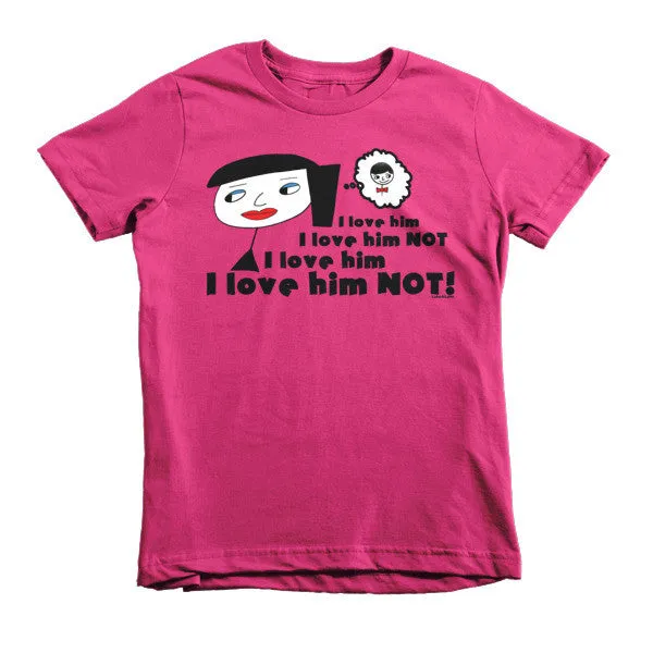 "I Love Him Not" Kids T-Shirt