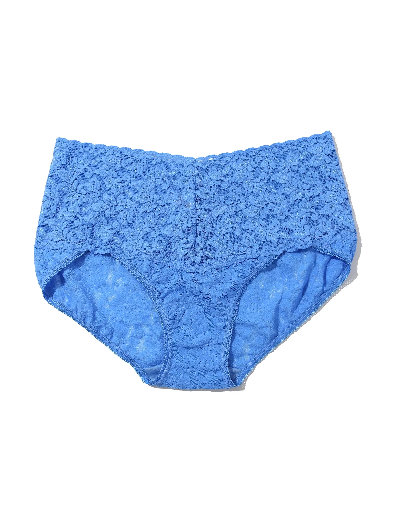 Retro Lace V-Kini Take The Plunge Blue