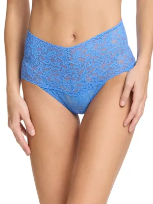 Retro Lace V-Kini Take The Plunge Blue
