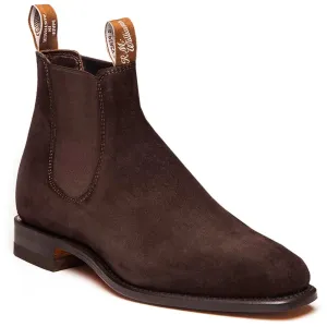 RM WILLIAMS Comfort Craftsman Boots - Men's - Chocolate Suede