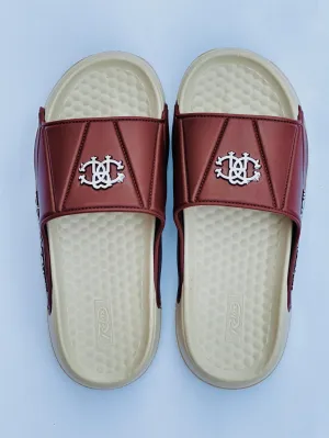 Roberto Cavalli Relax Slide Sandals in Brown