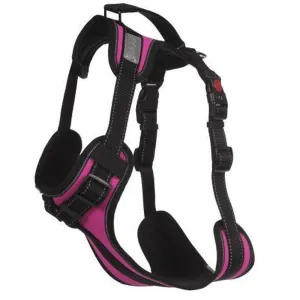 Rukka Pets Solid Adjustable Durable Adventure Dog Harness Hot Pink