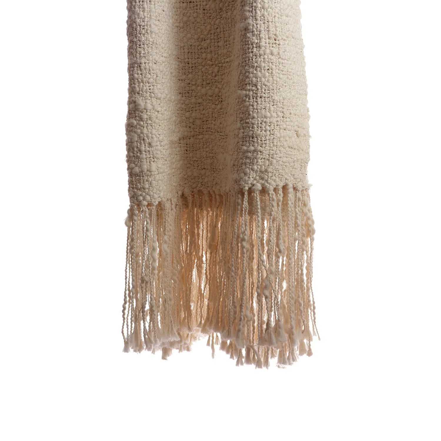 Rustic Cotton Textured Throw Blanket