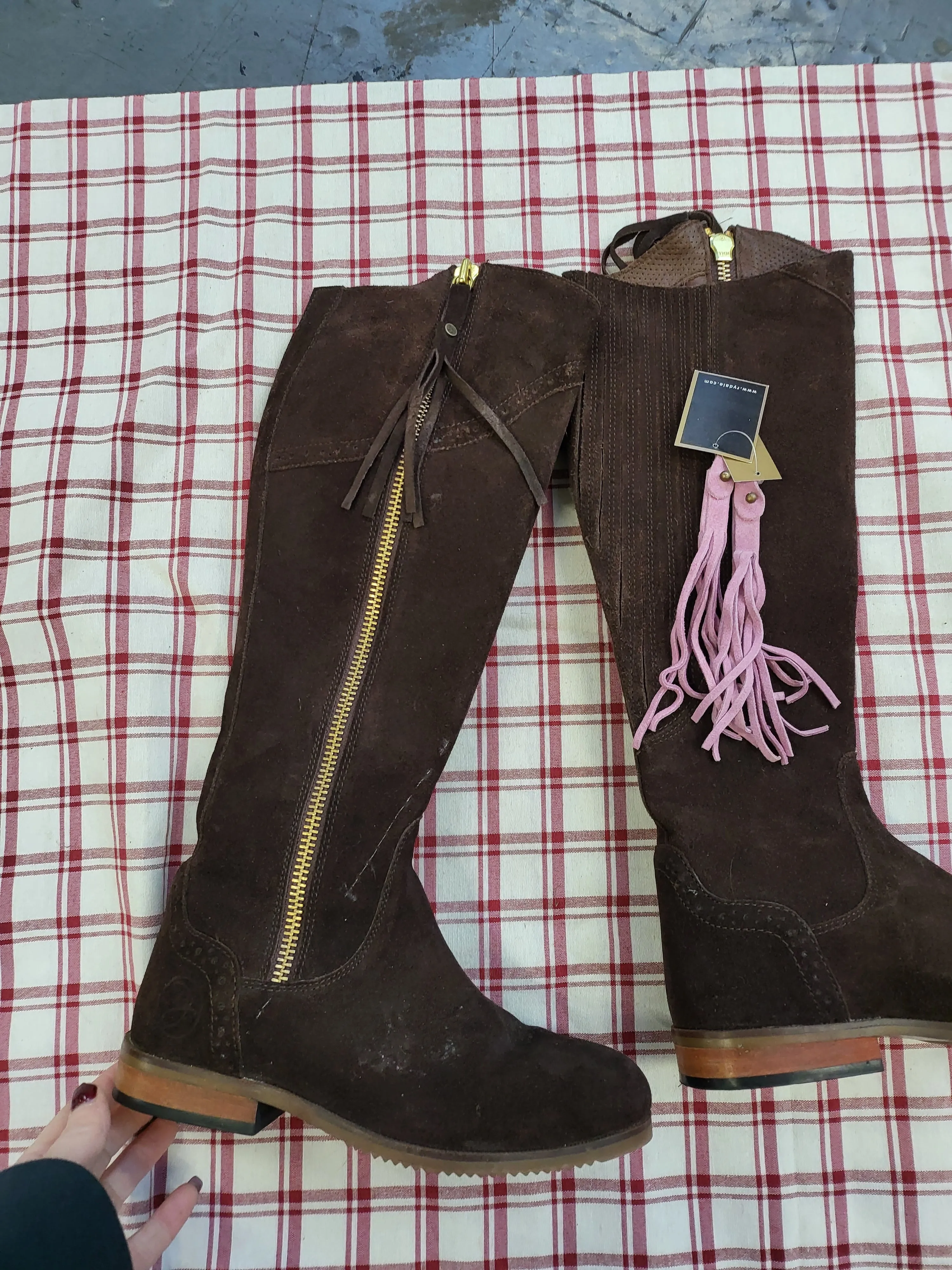 Rydale suede brown boots size 4 FREE POSTSGE  ✅