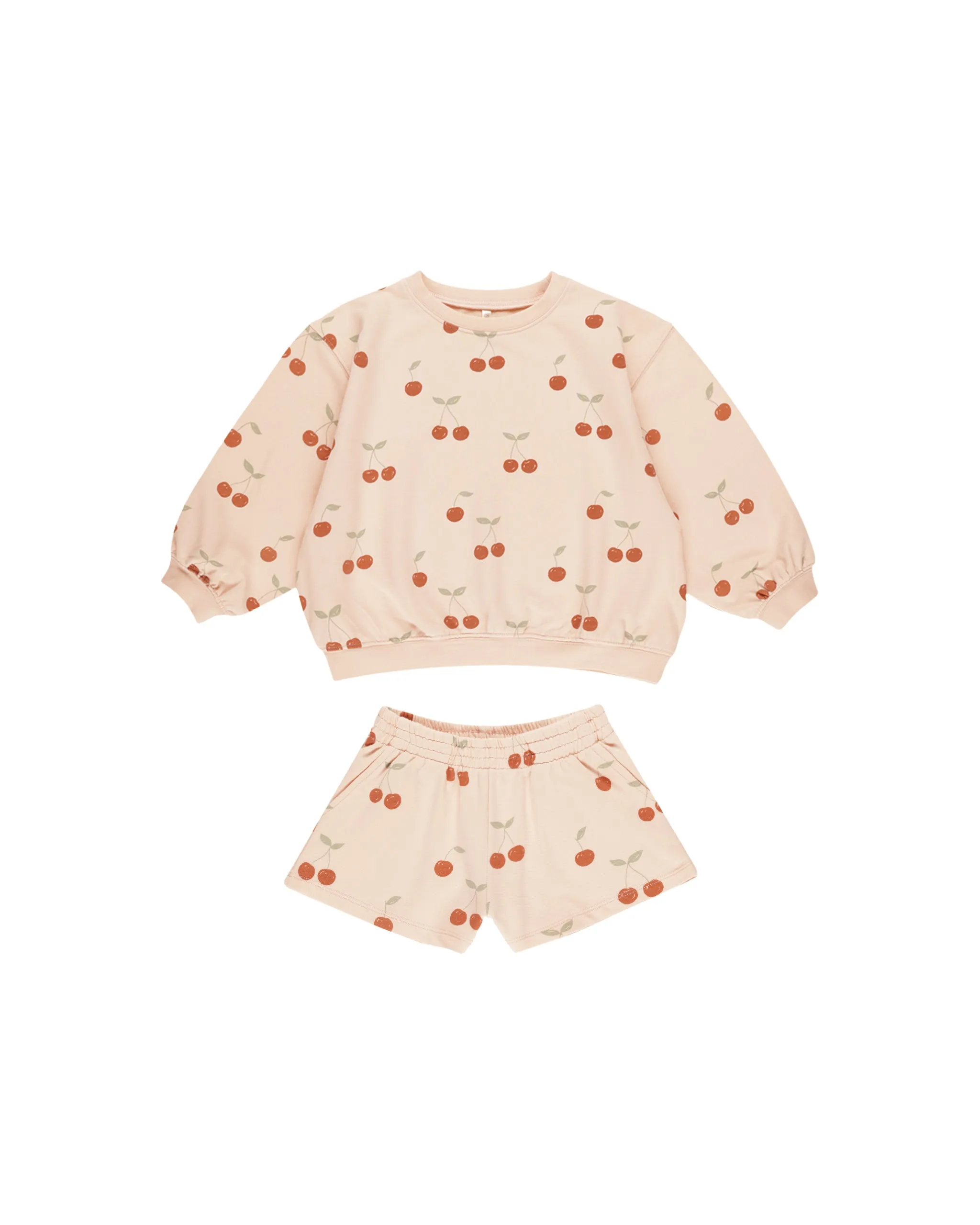 RYLEE   CRU- Cherries Summer Terry Set