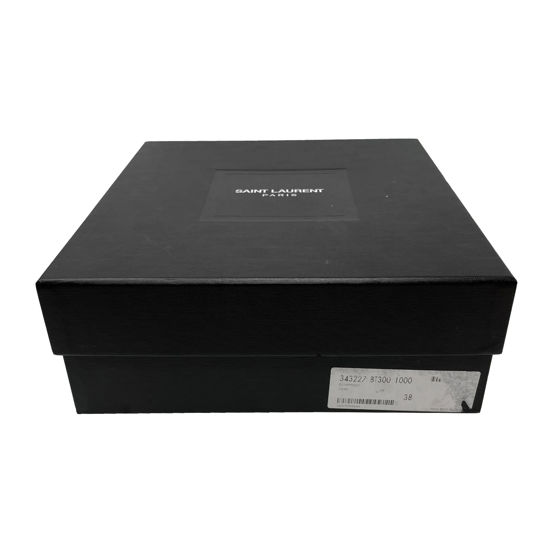 Saint Laurent Suede Pointed Buckle Toe Ankle Boots Size EU 38