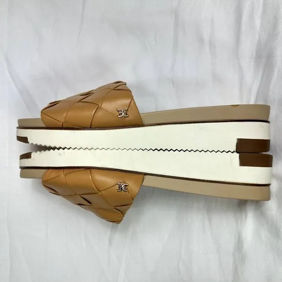 Sam Edelman Adaley Woven Slide Sandal Natural Sz 9.5