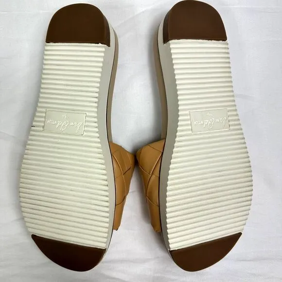 Sam Edelman Adaley Woven Slide Sandal Natural Sz 9.5