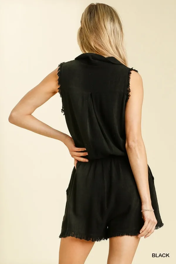 Sassy Chic Black Romper