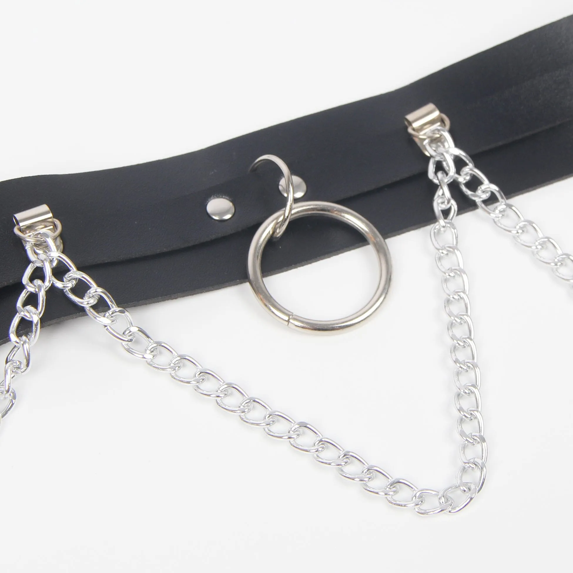 Scandals Pleather Belt with Garter - Stylish and Sensual Lingerie Accessory
