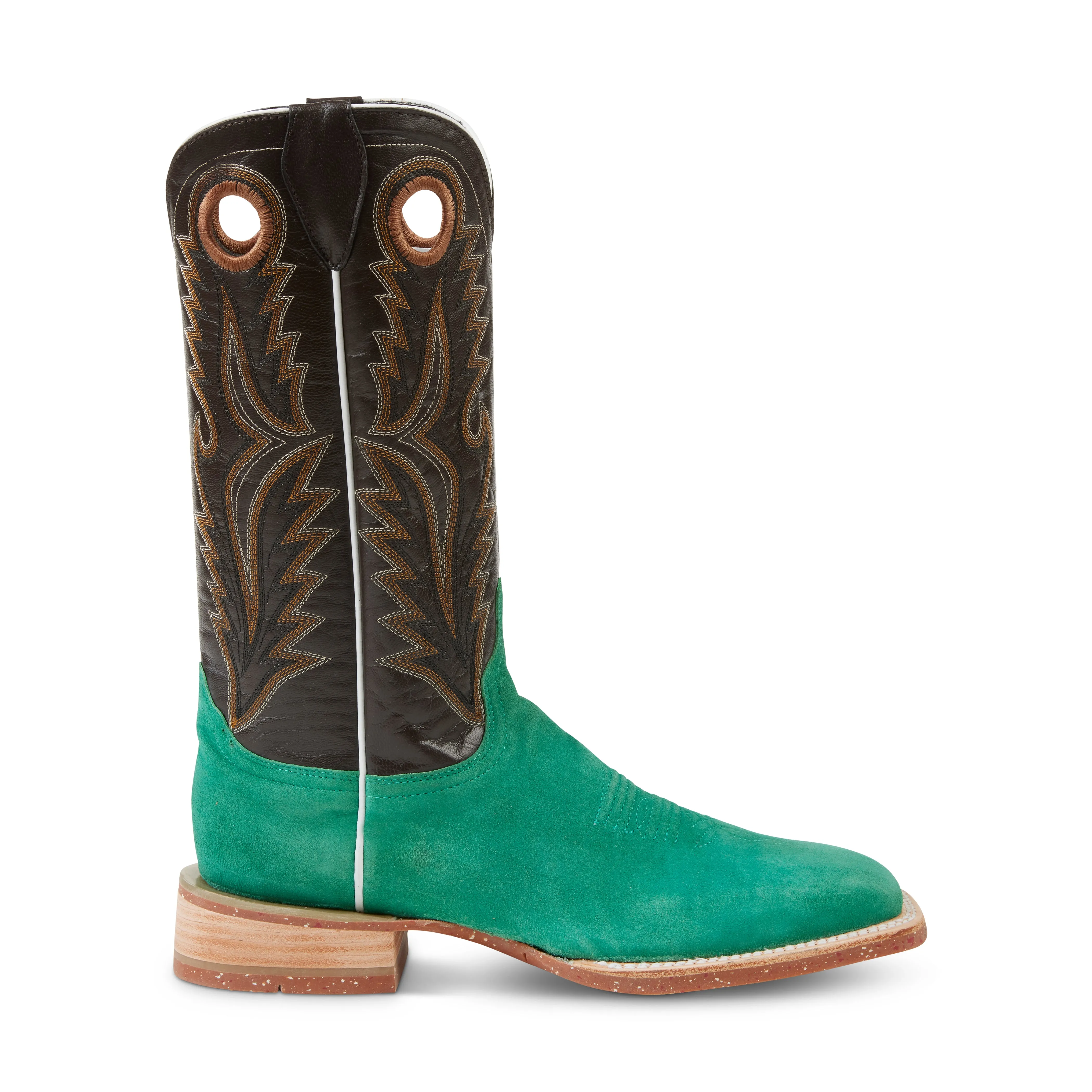 Shane (Rubber Sole) - Square Toe - Jade