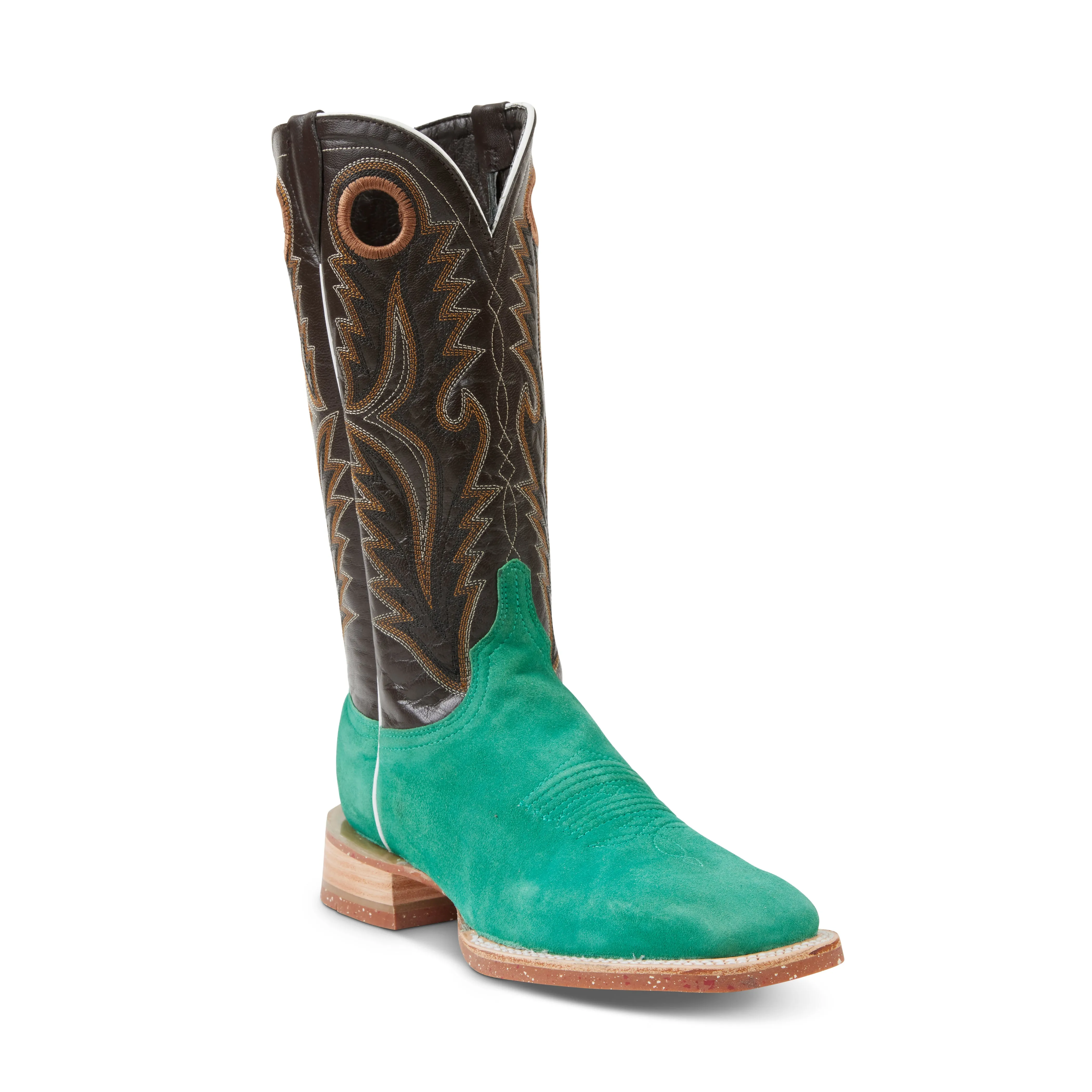 Shane (Rubber Sole) - Square Toe - Jade