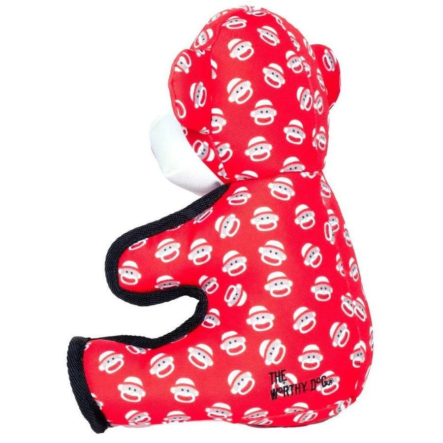Sock Monkey Dog Toy