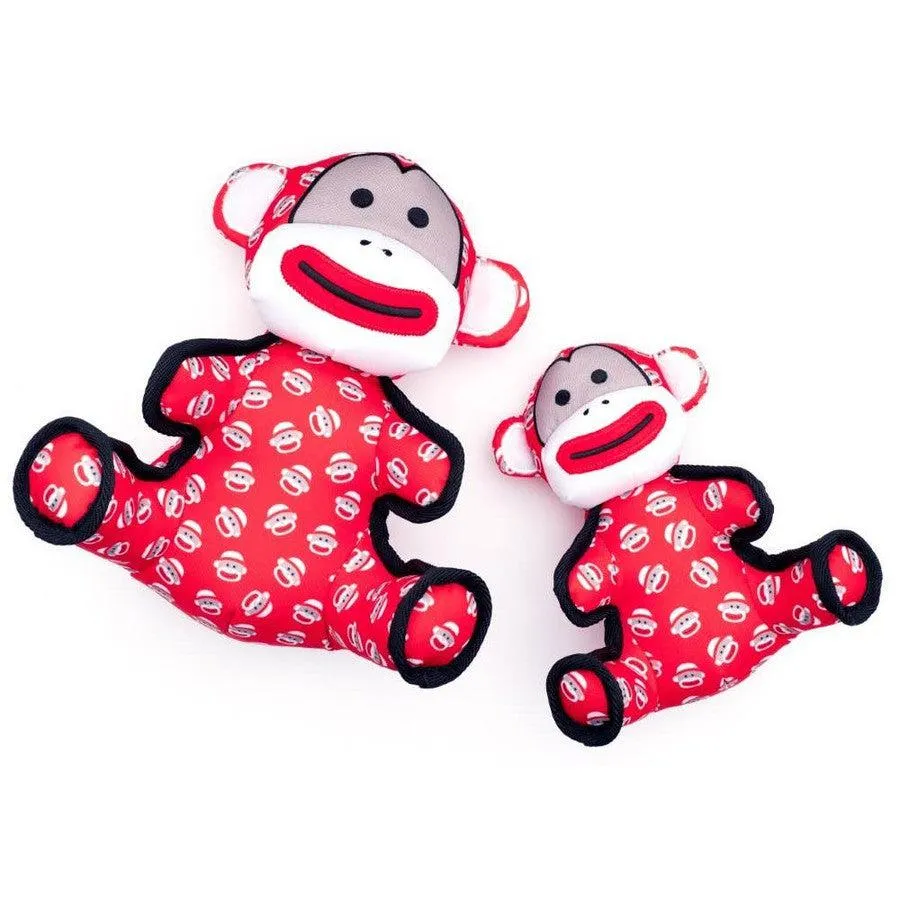 Sock Monkey Dog Toy
