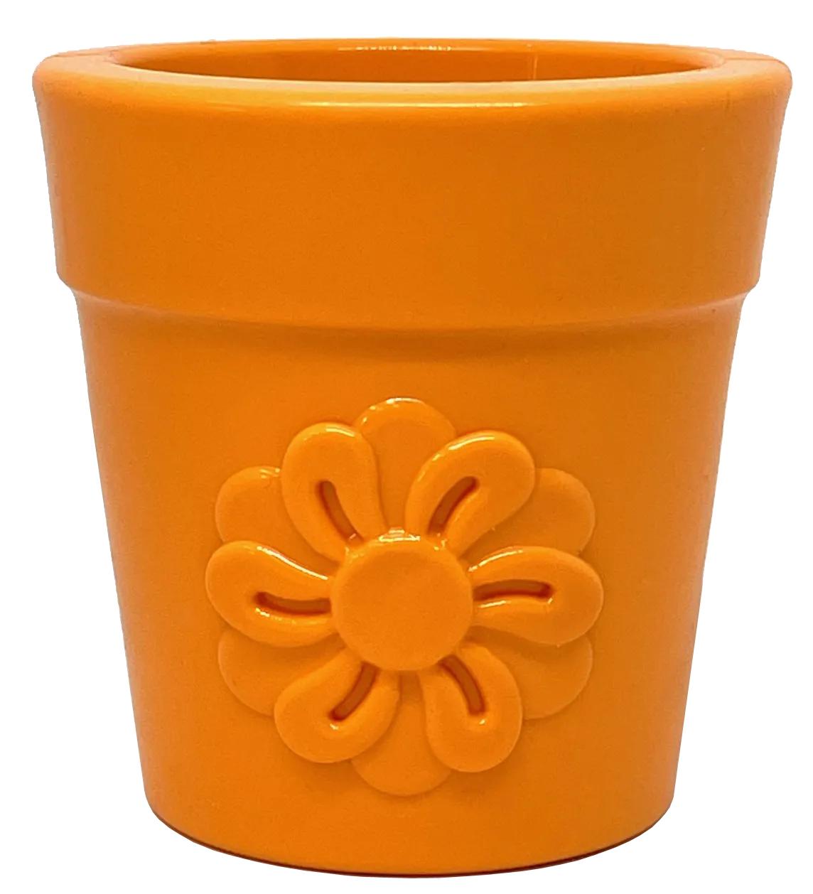 SodaPup Flower Pot Durable Rubber Treat Dispenser & Enrichment: Green