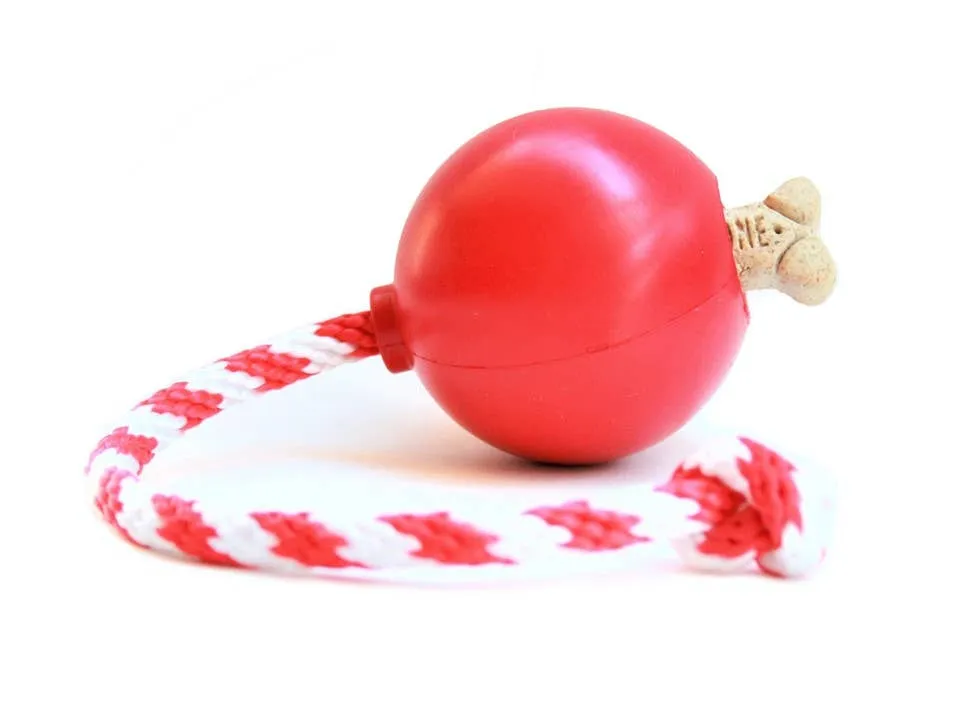 SodaPup USA-K9 Cherry Bomb Chew Toy - Red / Large