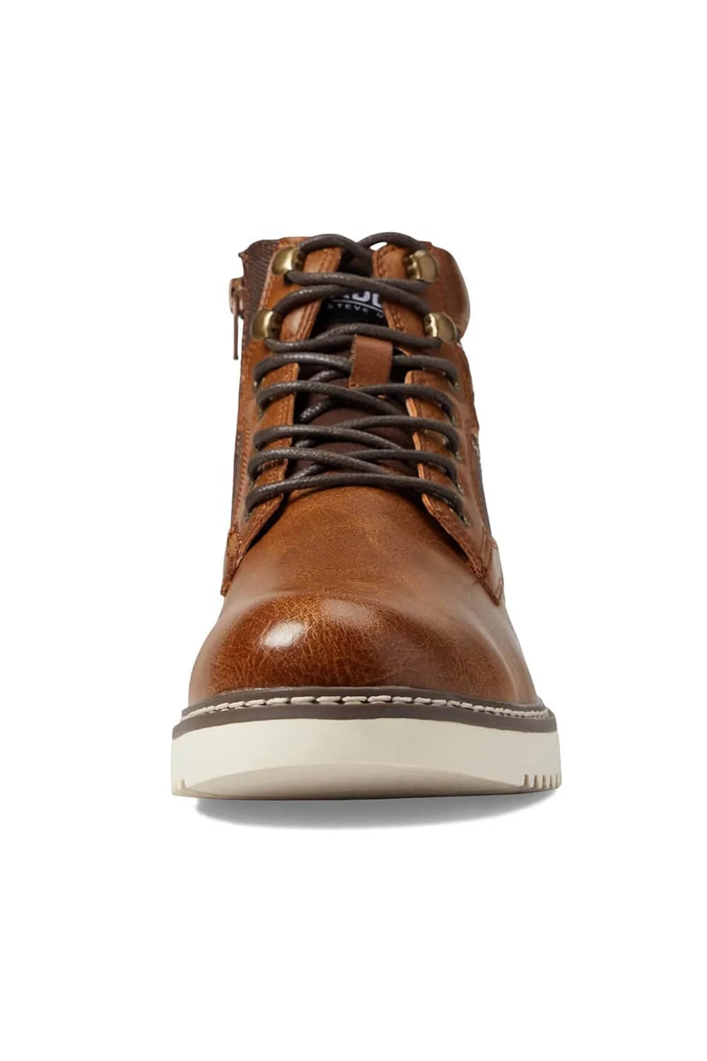 Steve Madden Drommy Lug Lace Boots for Men in Tan | DROMMY-TAN