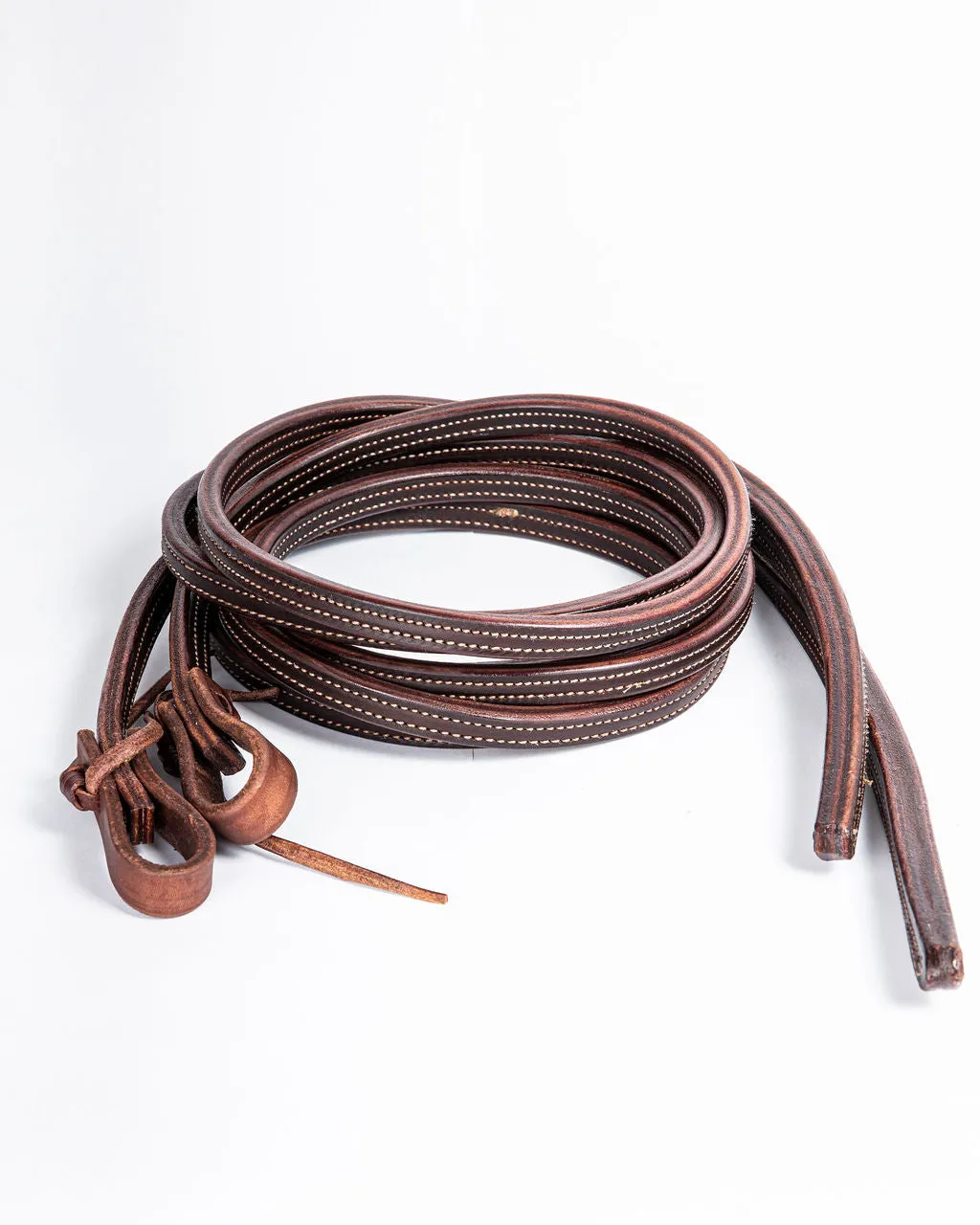 Stitched Latigo Split Reins
