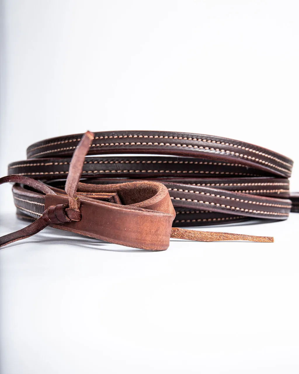 Stitched Latigo Split Reins