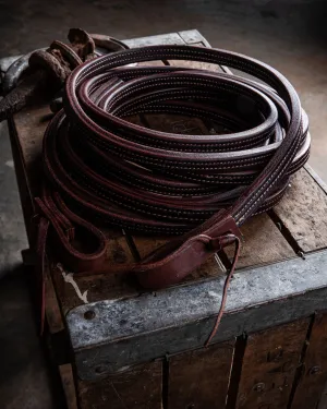 Stitched Latigo Split Reins