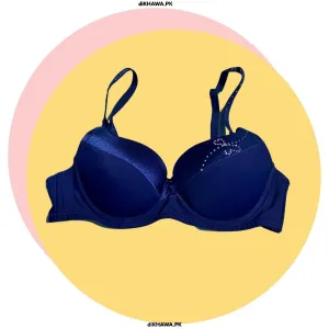 Stylish Blue SH631 Diamond Bra- Single Padded,Under Wired Bra - By Sister Hood-2021