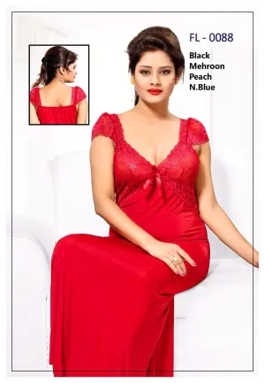 Stylish FL-0088 - Flourish Exclusive Bridal Nighty Set Collection