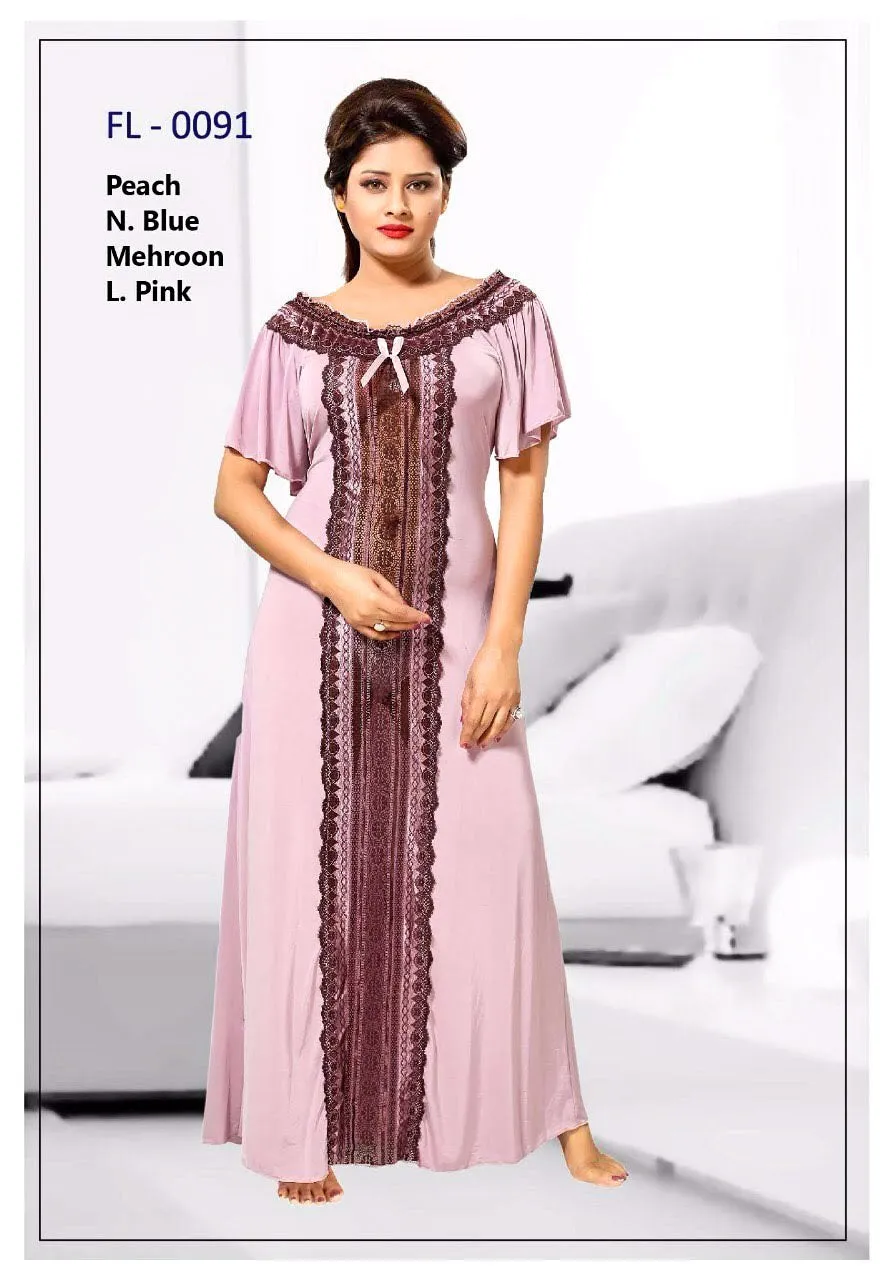 Stylish FL-0091 - Flourish Exclusive Bridal Nighty Set Collection