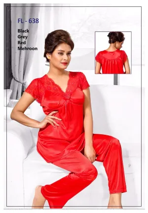 Stylish FL-638 - Flourish Exclusive Bridal Nighty Set Collection