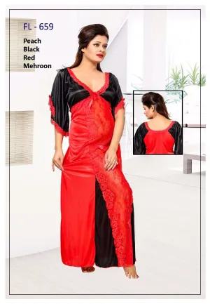 Stylish FL-659 - Flourish Exclusive Bridal Nighty Set Collection