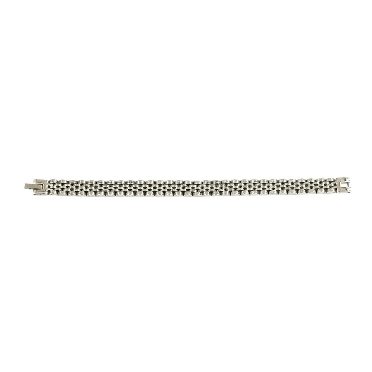 Stylish Silver Plated 316L Stainless Steel Bracelet for Men