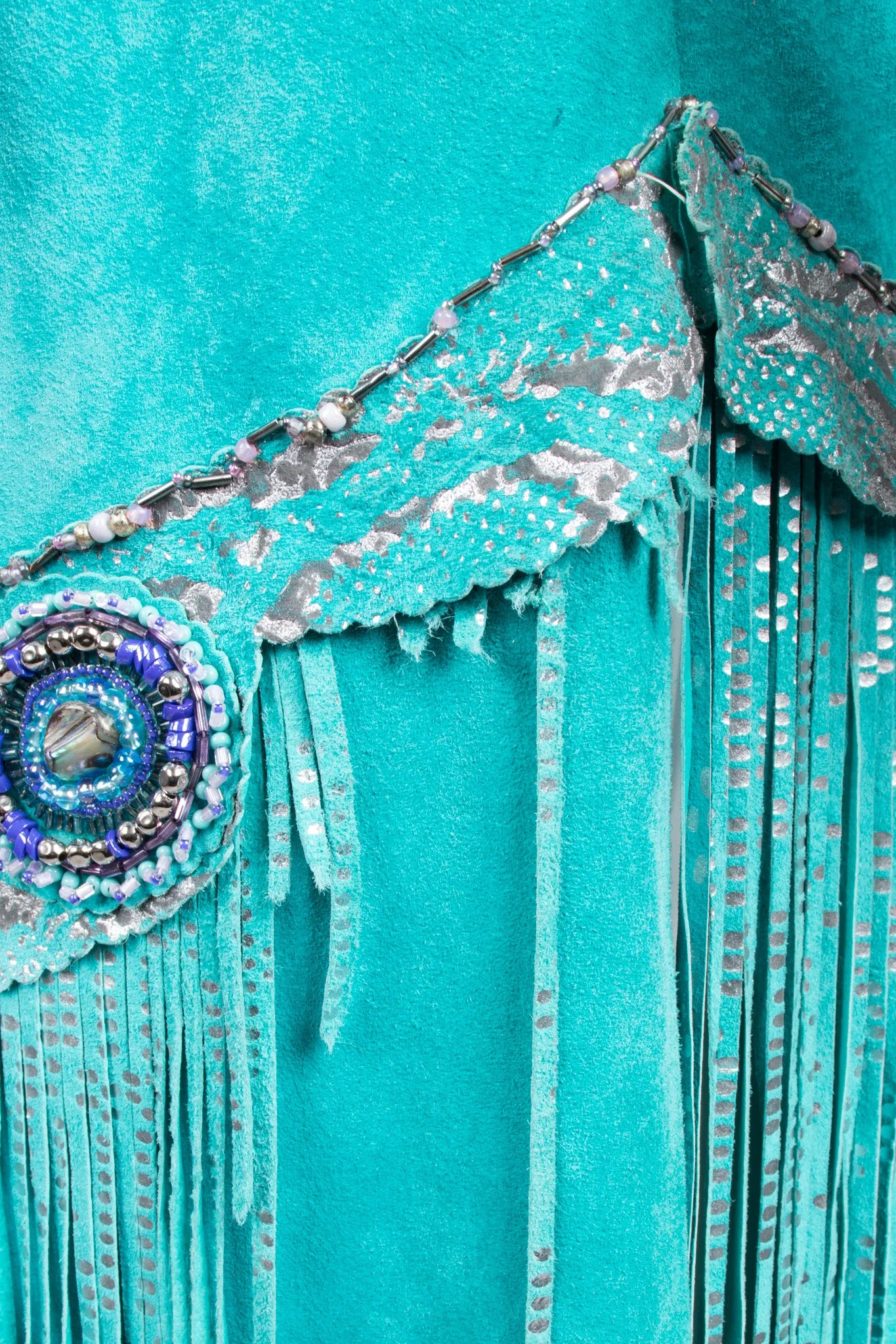 Suede Fringe Festival Dress