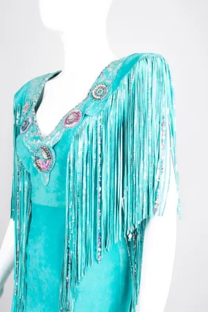 Suede Fringe Festival Dress
