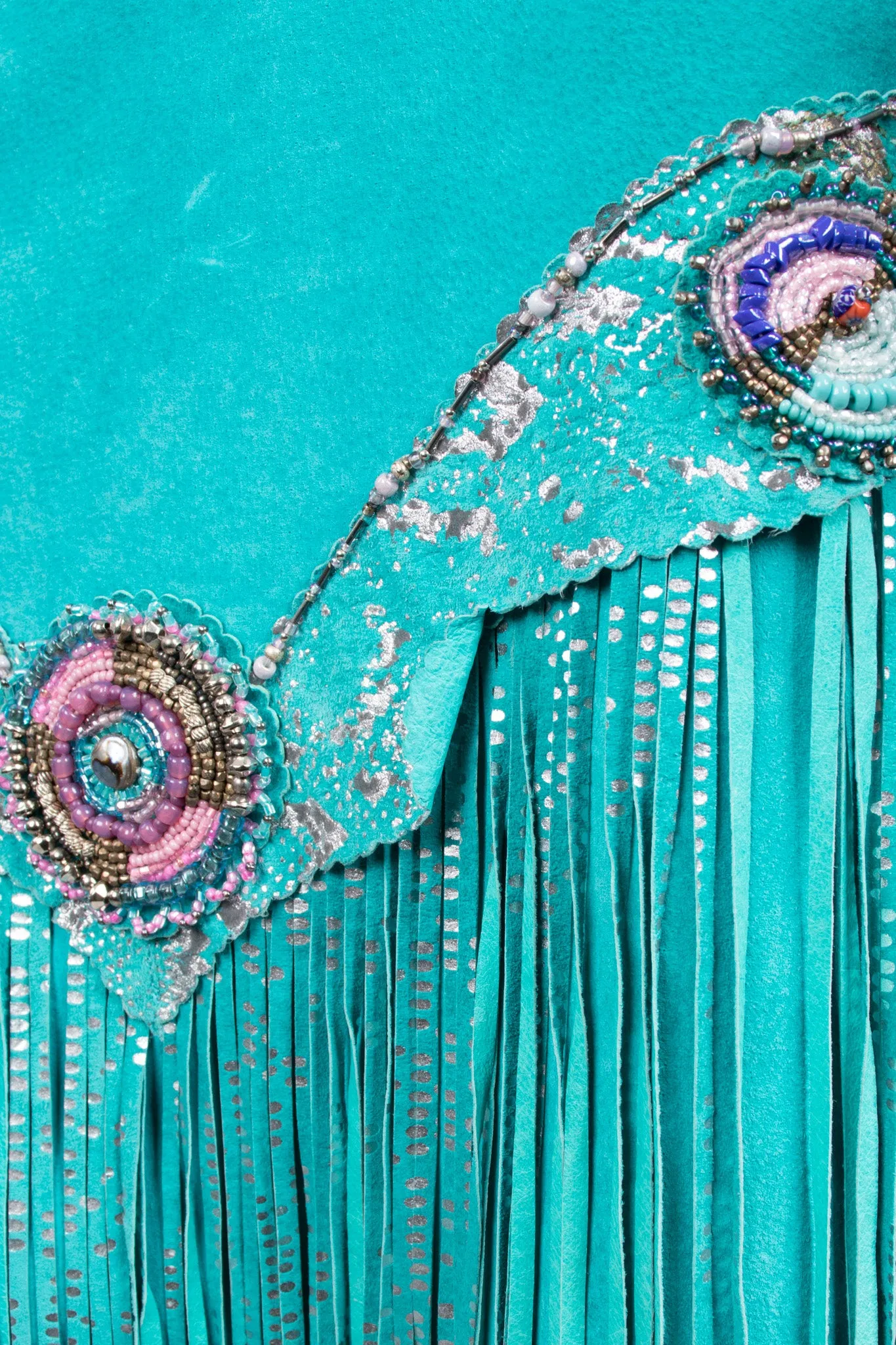 Suede Fringe Festival Dress