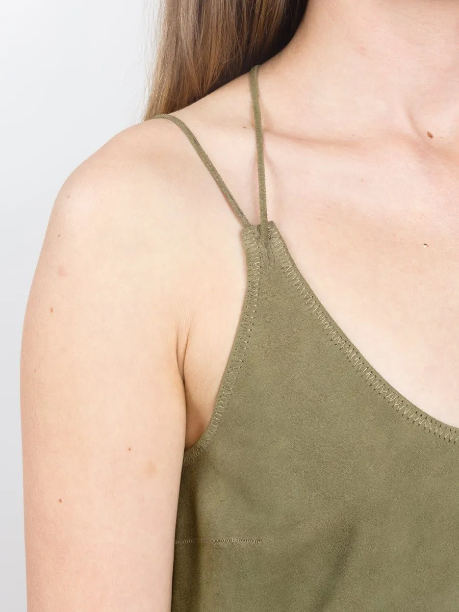 suede top