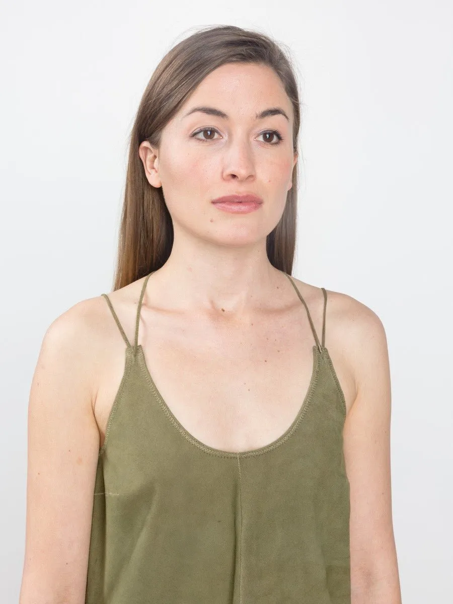 suede top