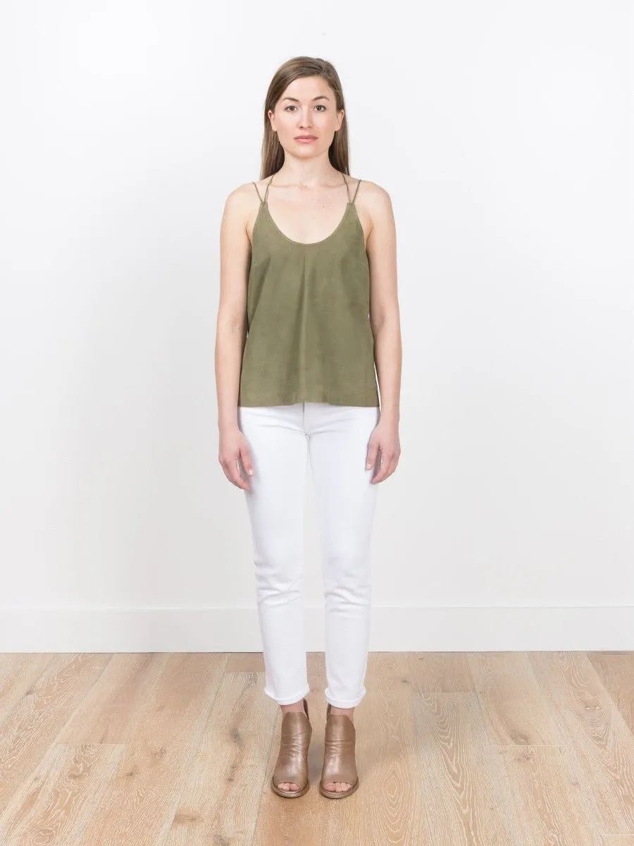 suede top