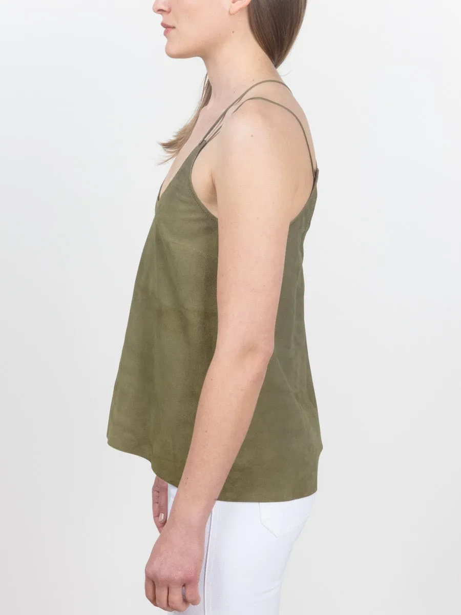 suede top