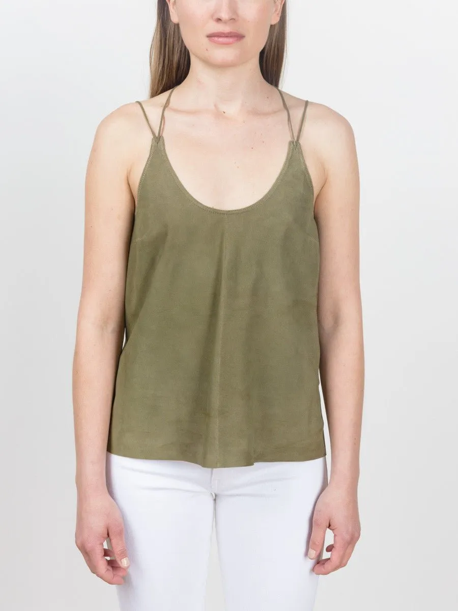 suede top