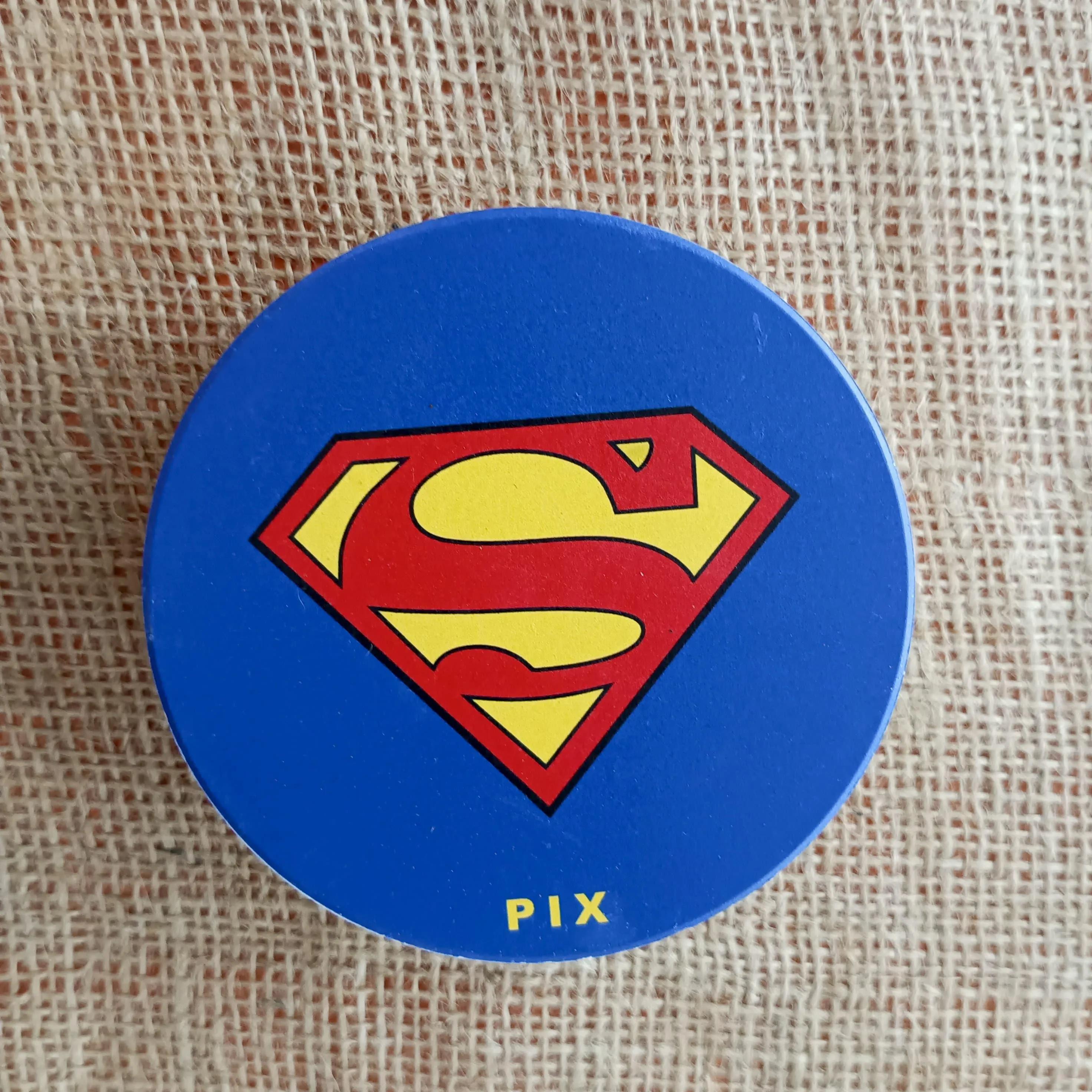 Superhero Porcelain Coasters Set with Metal Rack