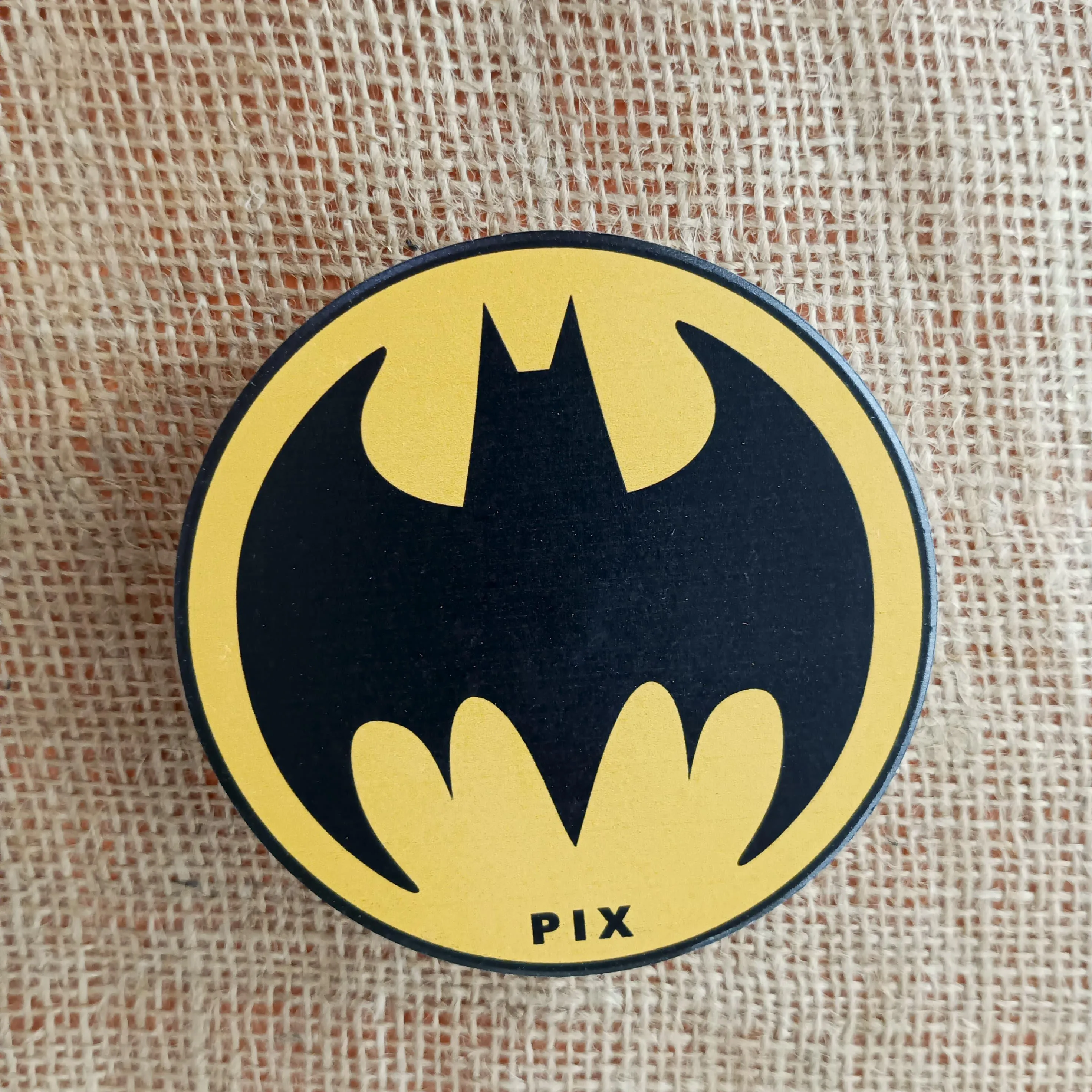 Superhero Porcelain Coasters Set with Metal Rack